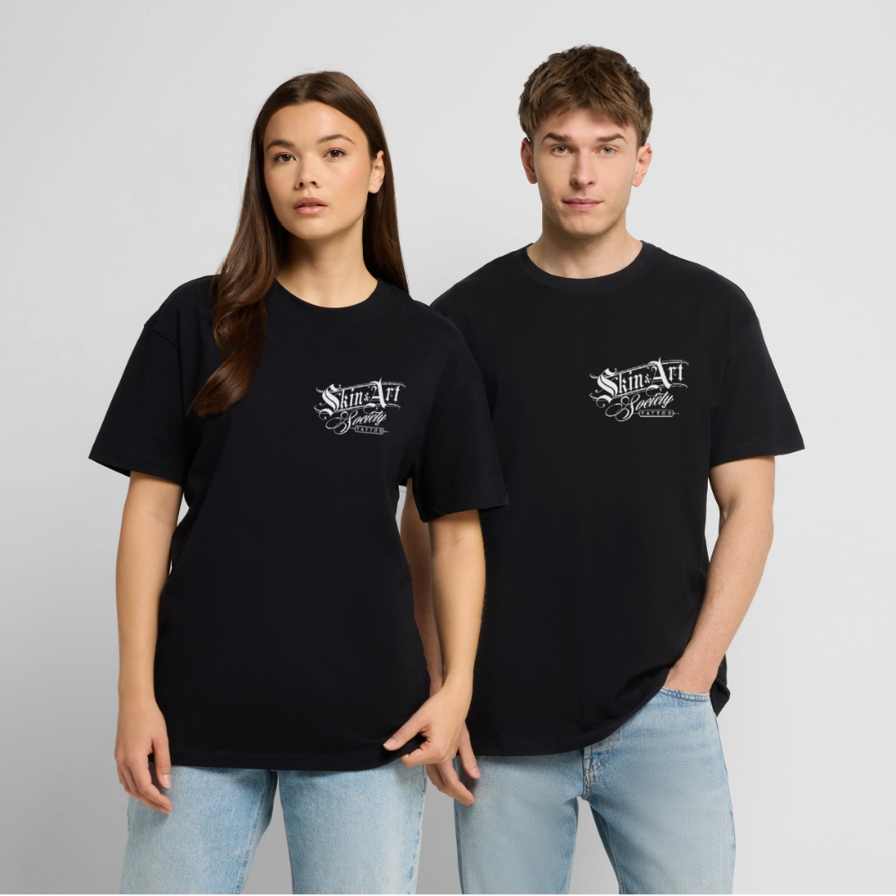 Oversized Heavyweight T-Shirt - Schwarz