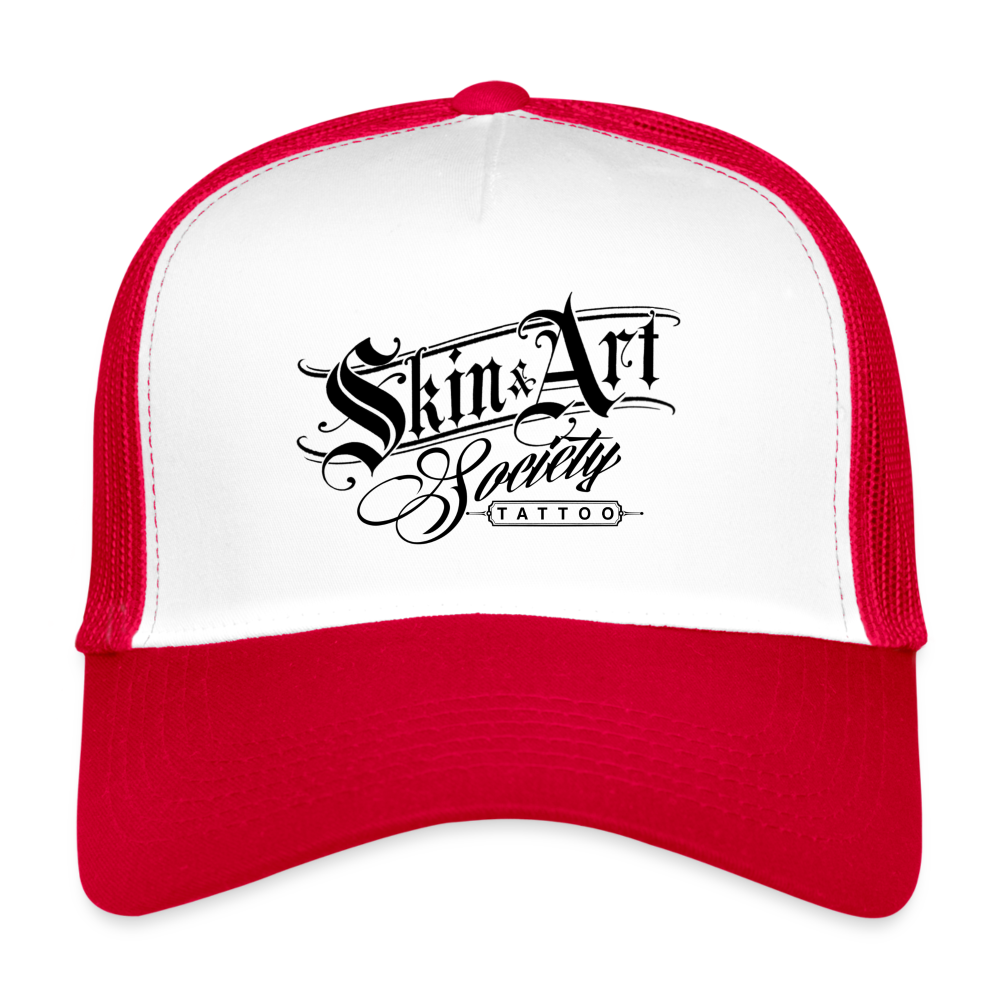 Trucker Cap - Weiß/Rot
