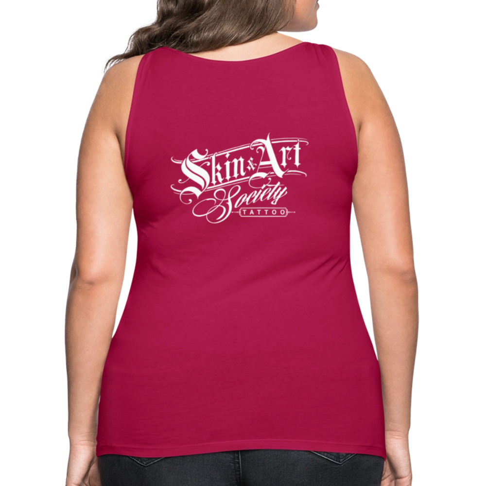 stylisches Damen Tanktop - dunkles Pink