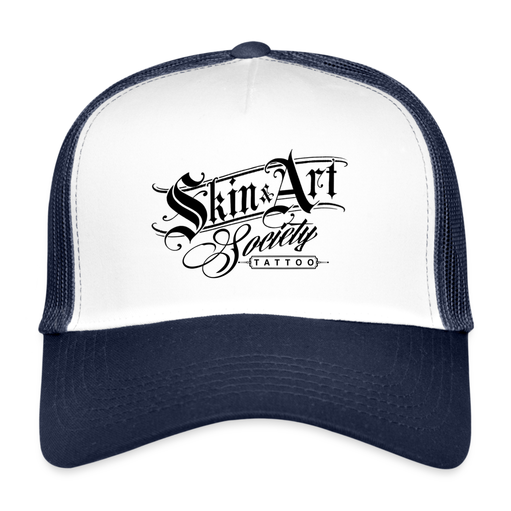 Trucker Cap - Weiß/Navy