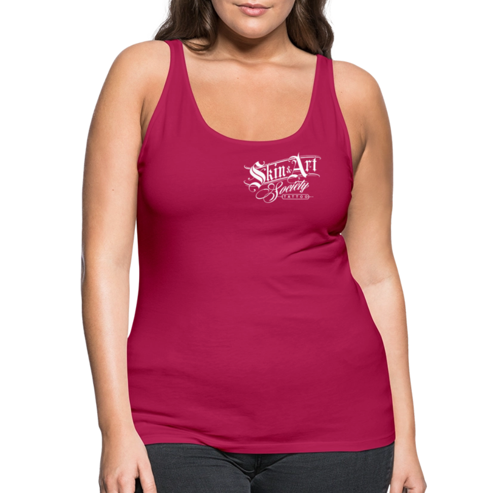 stylisches Damen Tanktop - dunkles Pink