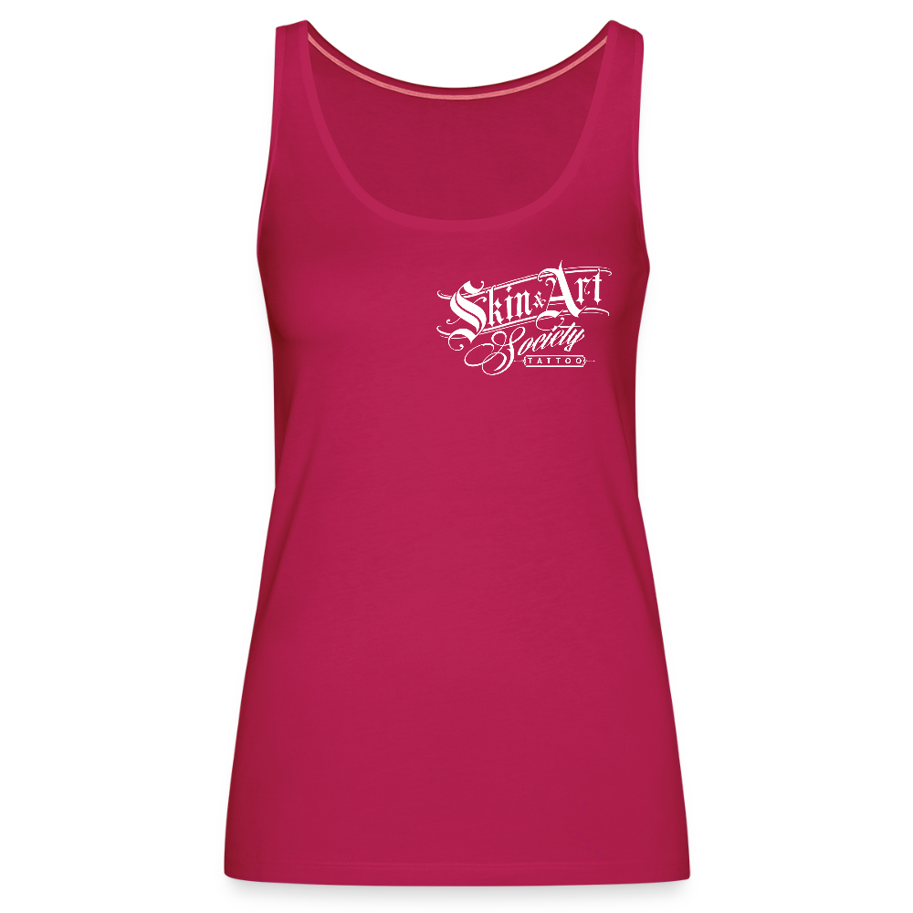 stylisches Damen Tanktop - dunkles Pink