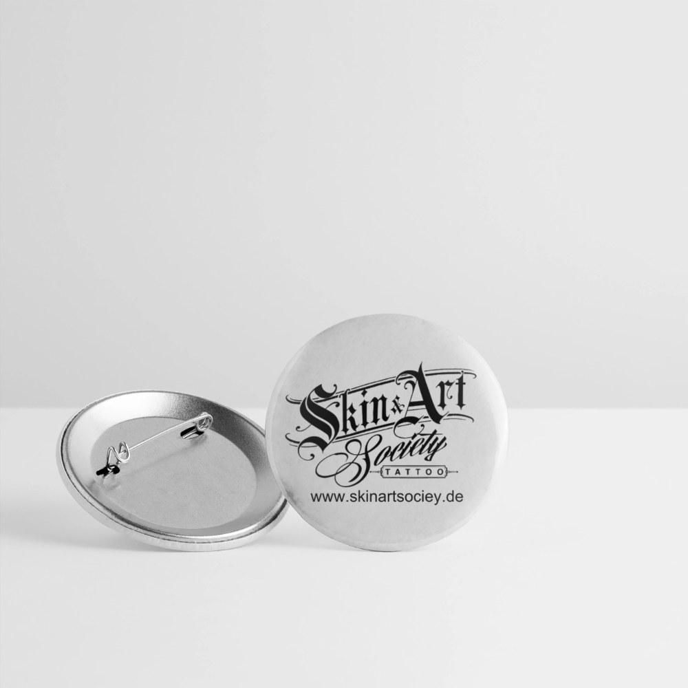 Buttons groß 56 mm (5er Pack) - Weiß