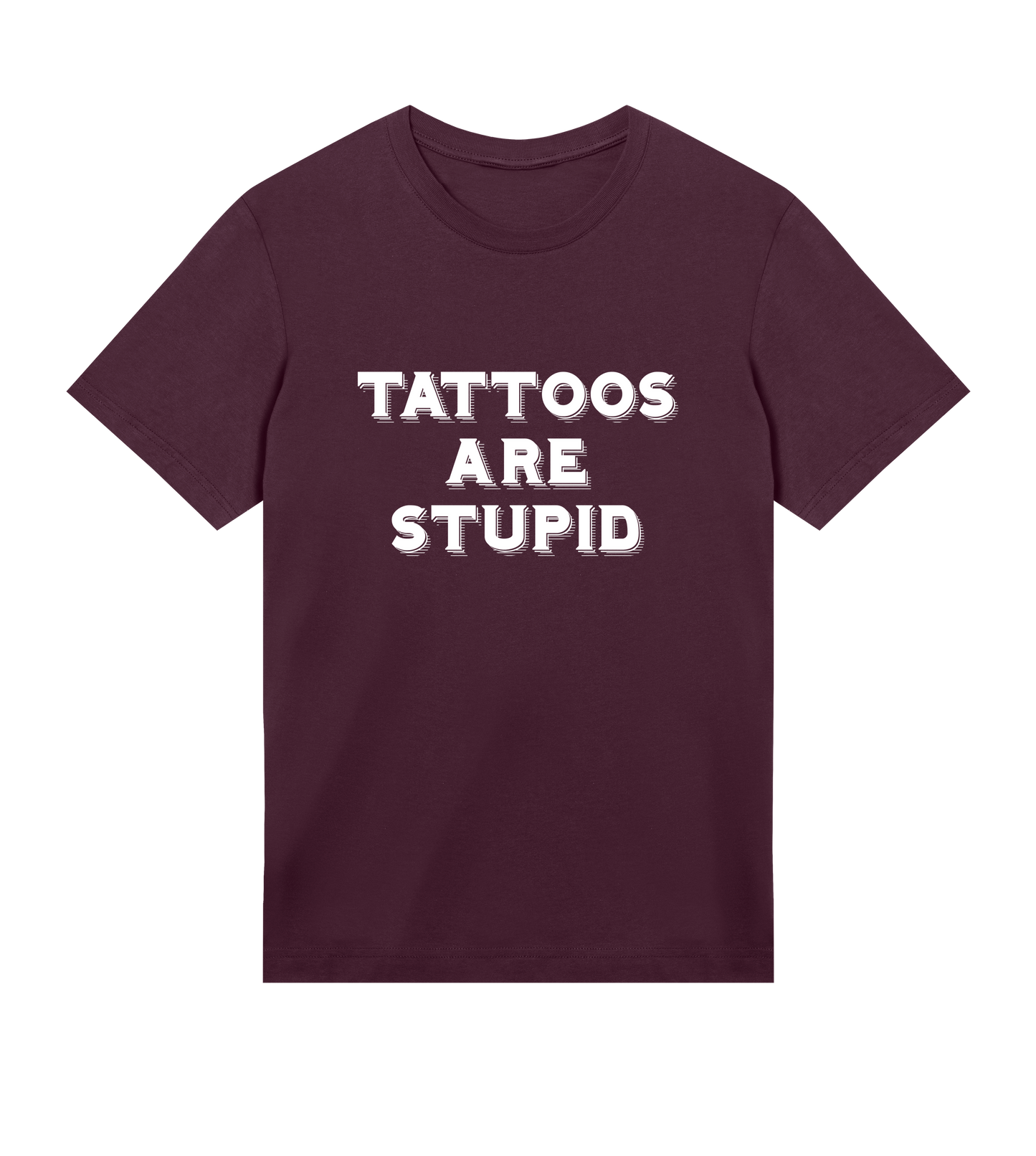 "Tattoos are stupid" lustiges Herren T-Shirt