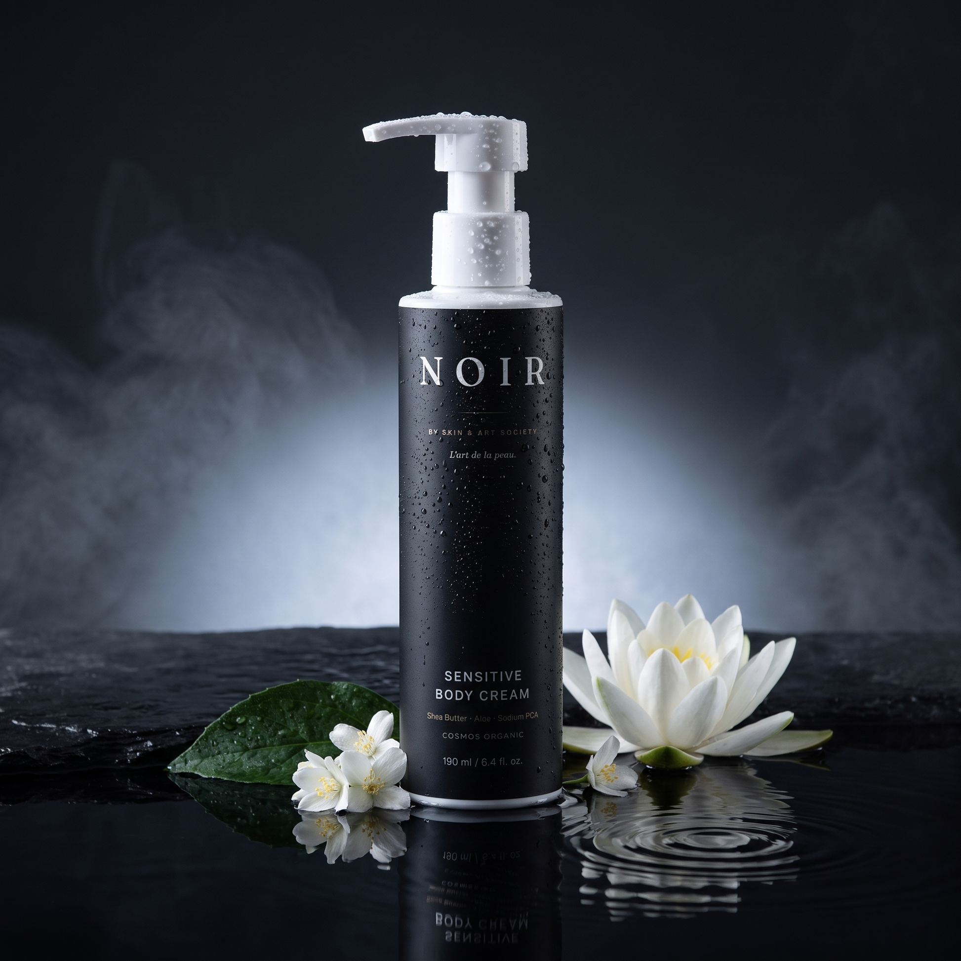NOIR Sensitive Body Cream — Wasserlilien-Szene
